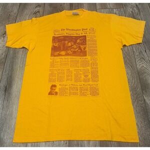 Vtg Washington Redskins T-Shirt Single Stitch Large 1983 Super Bowl Win